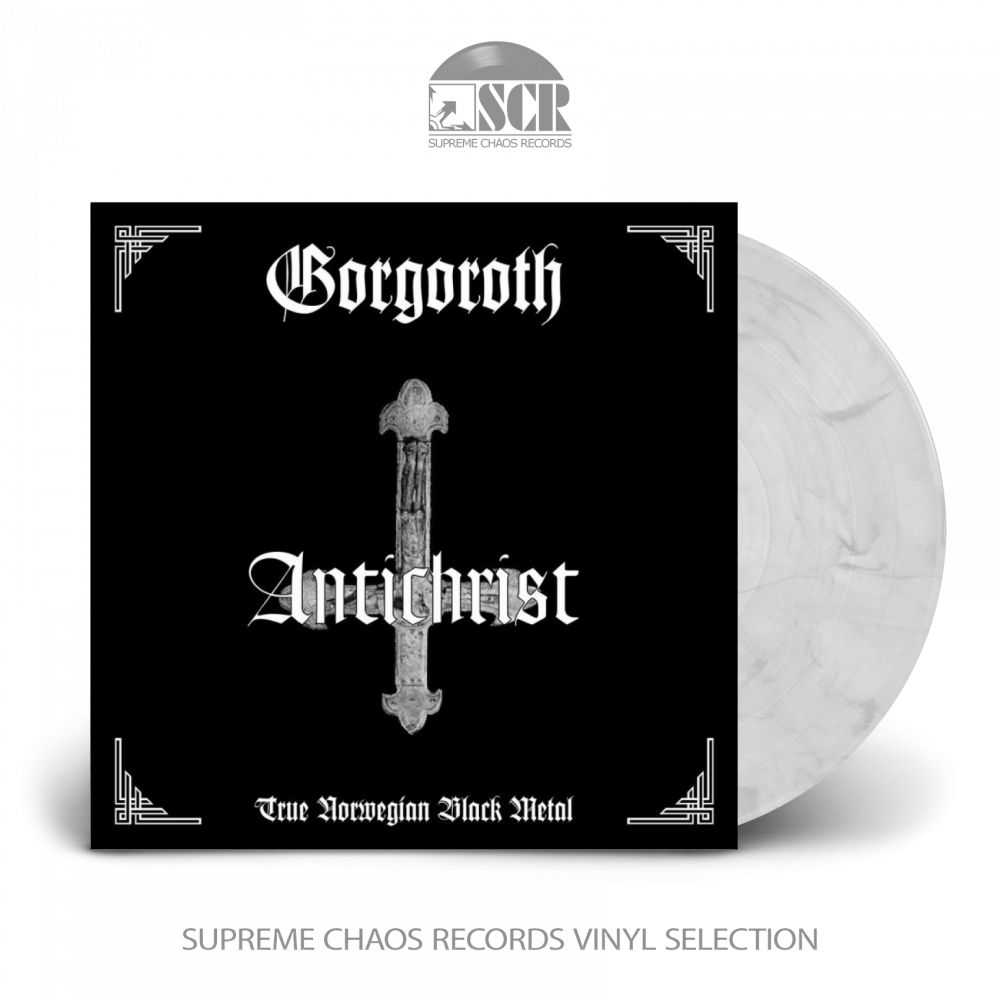 GORGOROTH - Antichrist · WHITE/BLACK LP GORGOROTH - Antichrist · WHITE/BLACK LP (Black Metal Vinyl)