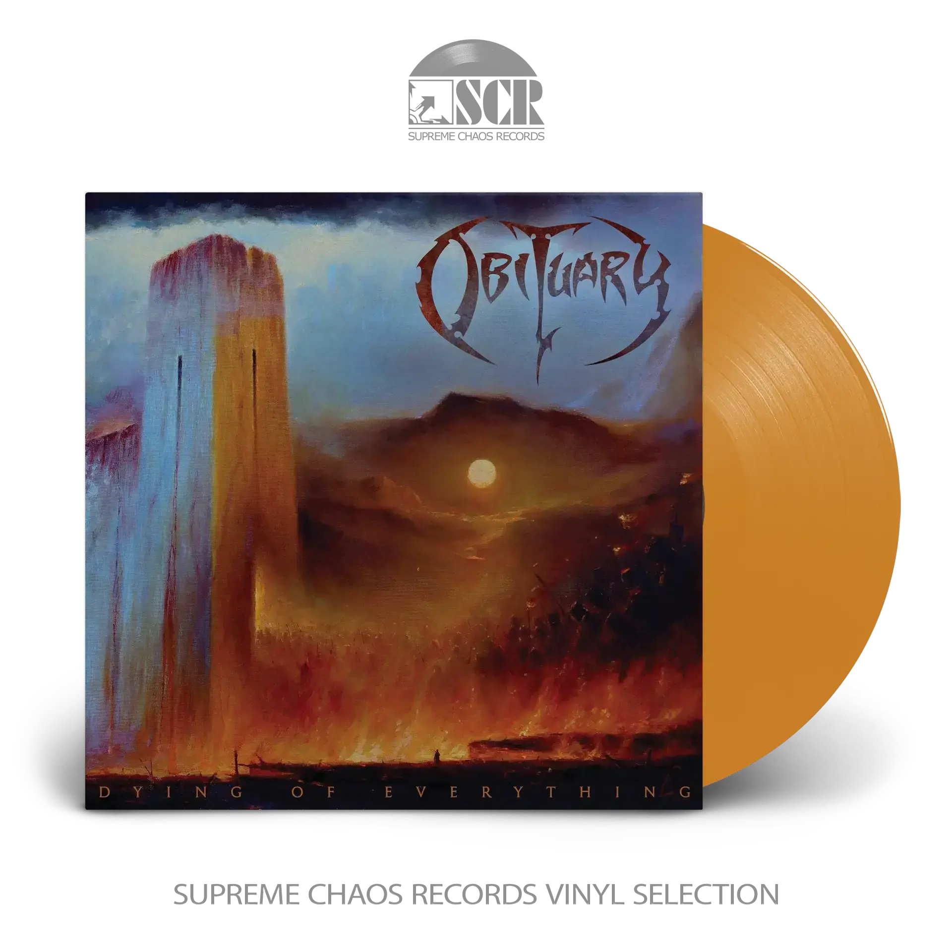 OBITUARY - Dying Of Everything · ORANGE KRUSH LP (Death Metal Vinyl)