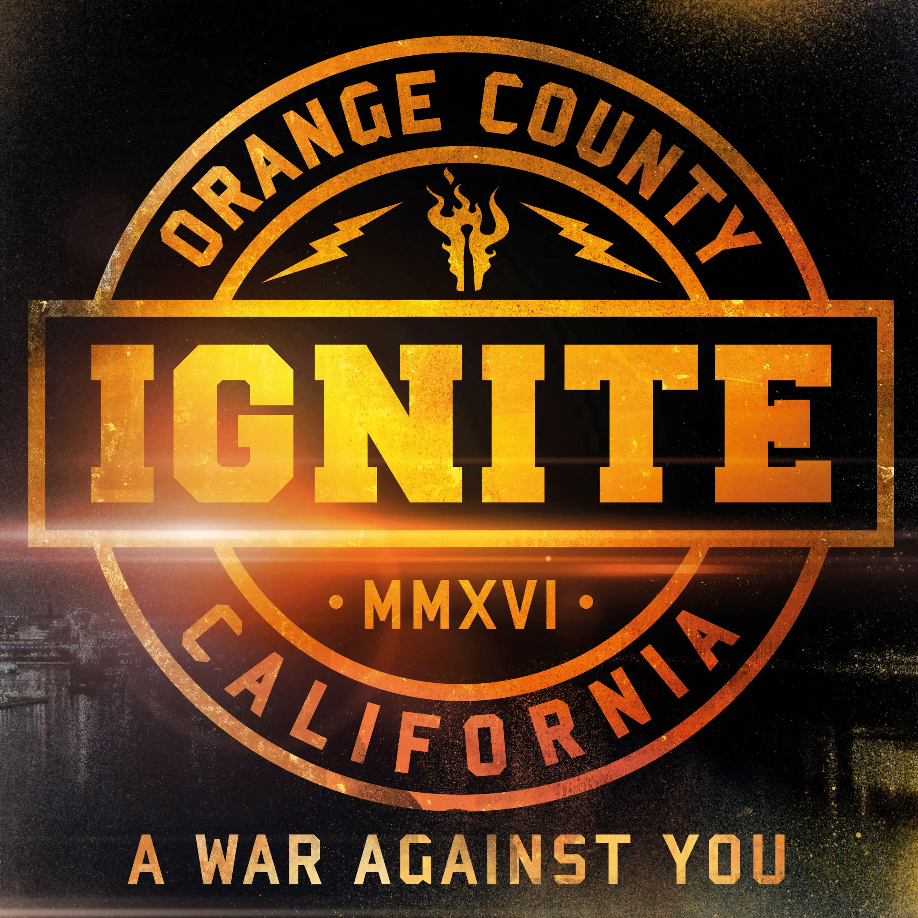 IGNITE · A War Against You | YELLOW BLACK SPLATTER LP · Picture 1 IGNITE · A War Against You | YELLOW BLACK SPLATTER LP (Hardcore Vinyl) · Picture 1