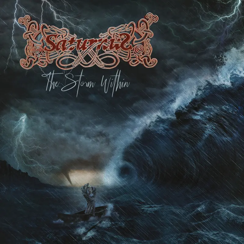 SATURNUS · The Storm Within | WHITE/BLUE 2LP (Doom Metal/Death Metal Vinyl) · Picture 1