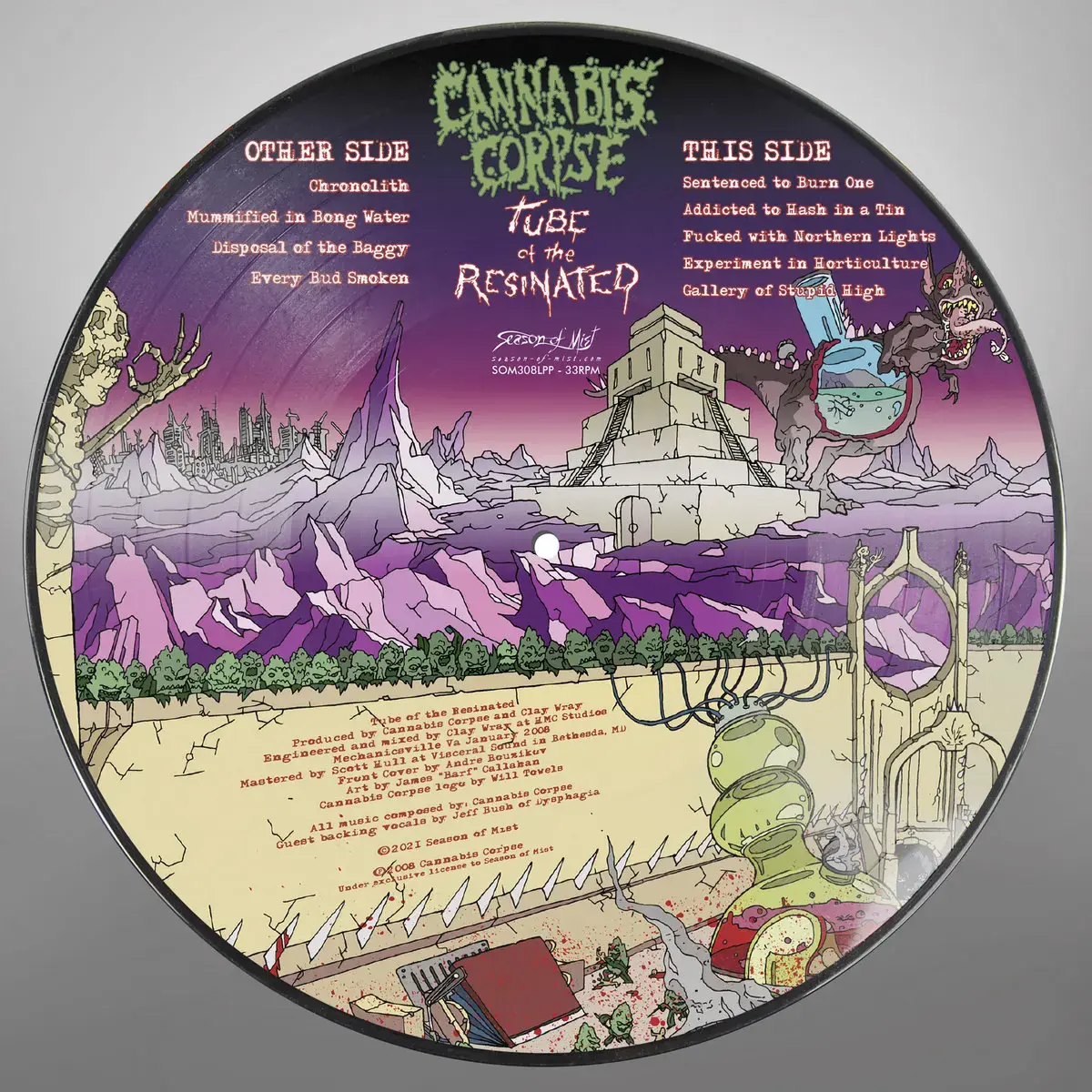 CANNABIS CORPSE · Tube Of The Resinated | PICTURE LP (Death Metal Vinyl) · Picture 2