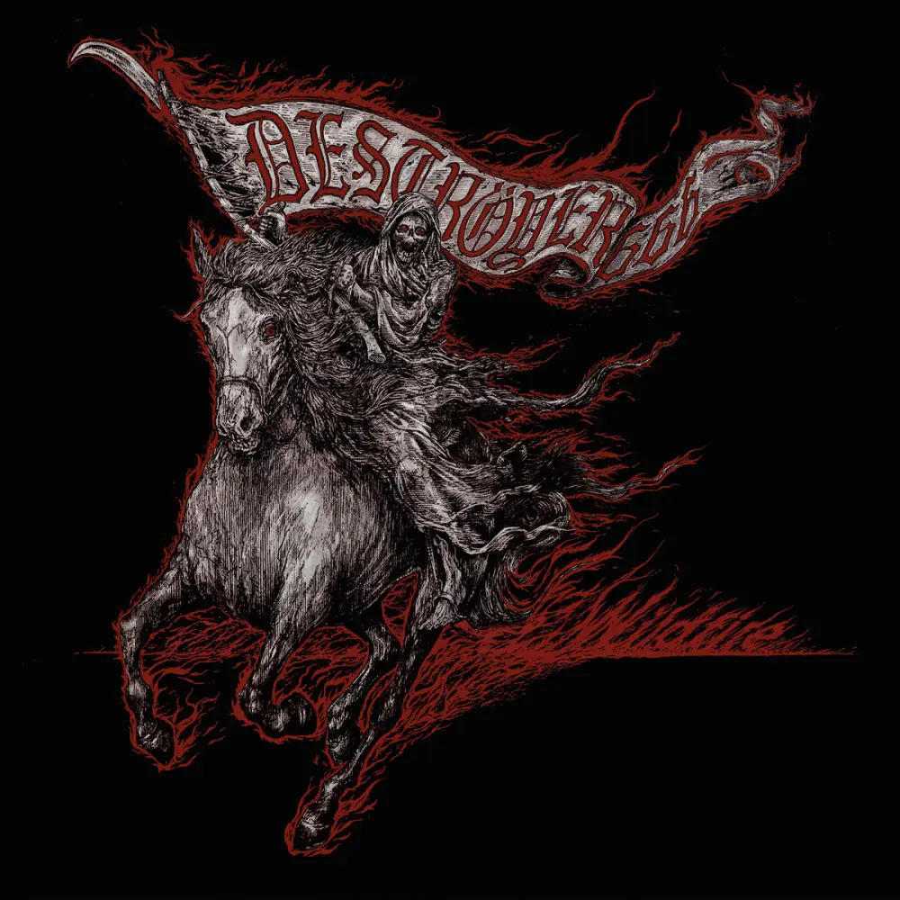 DESTRÖYER 666 - Wildfire · SILVER/BLACK LP (Thrash Metal/Black Metal Vinyl) · Bild 1
