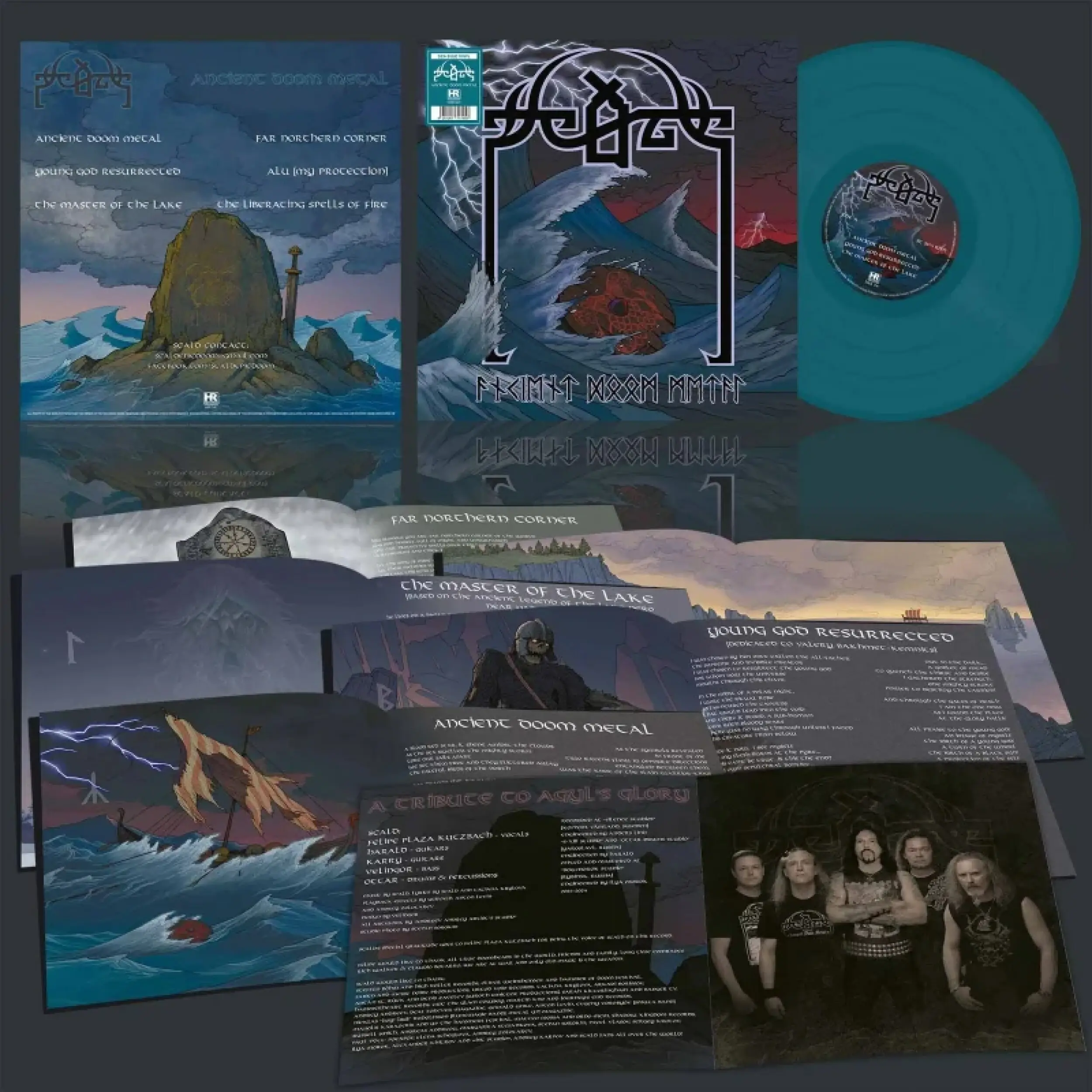 SCALD · Ancient Doom Metal | SEA BLUE LP SCALD · Ancient Doom Metal | SEA BLUE LP (Doom Metal Vinyl)