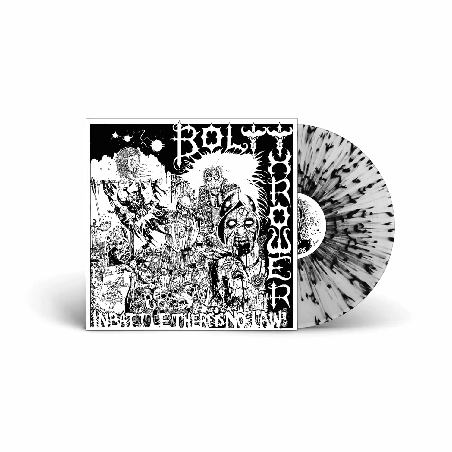BOLT THROWER · In Battle There Is No Law | CLEAR/GREY/BLACK SPLATTER LP BOLT THROWER · In Battle There Is No Law | CLEAR/GREY/BLACK SPLATTER LP (Death Metal Vinyl)