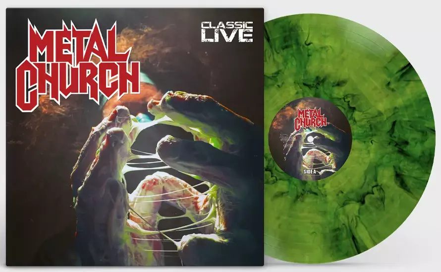 METAL CHURCH - Classic Live · YELLOW/BLUE/BLACK MARBLED LP