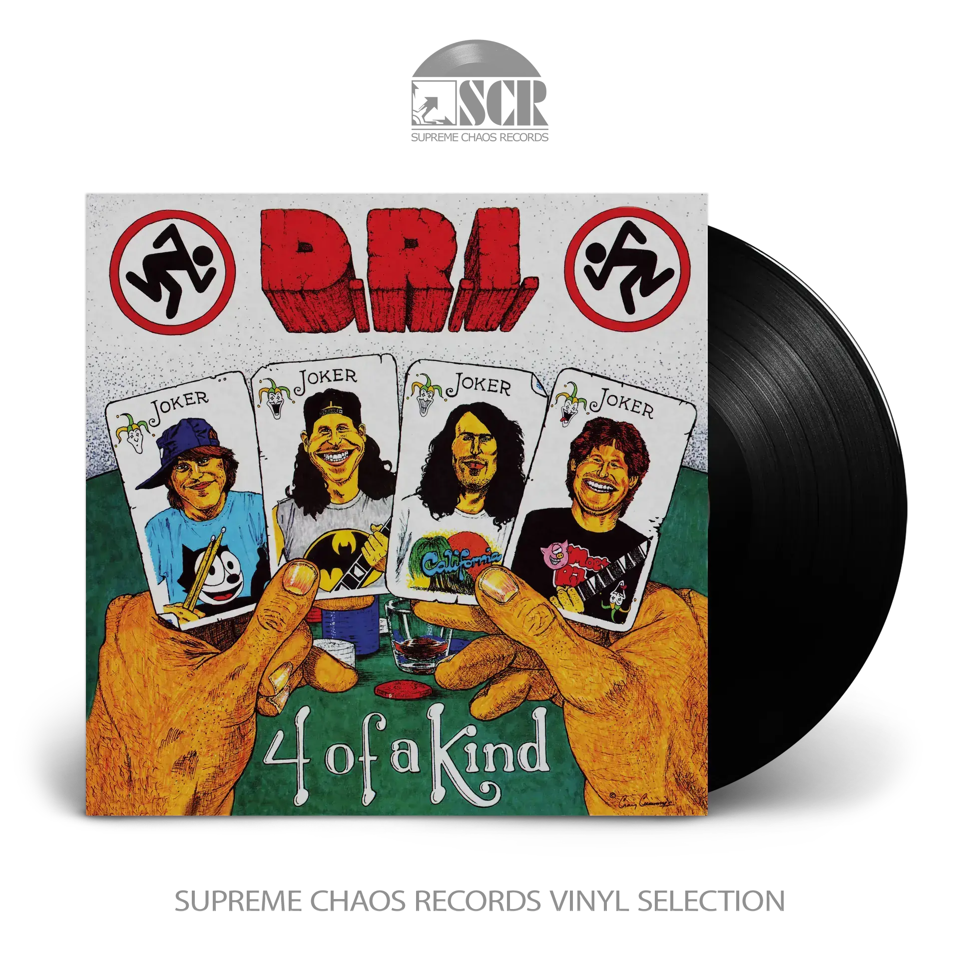 DRI · Four of a Kind | BLACK LP DRI · Four of a Kind | BLACK LP (Thrash Metal Vinyl)