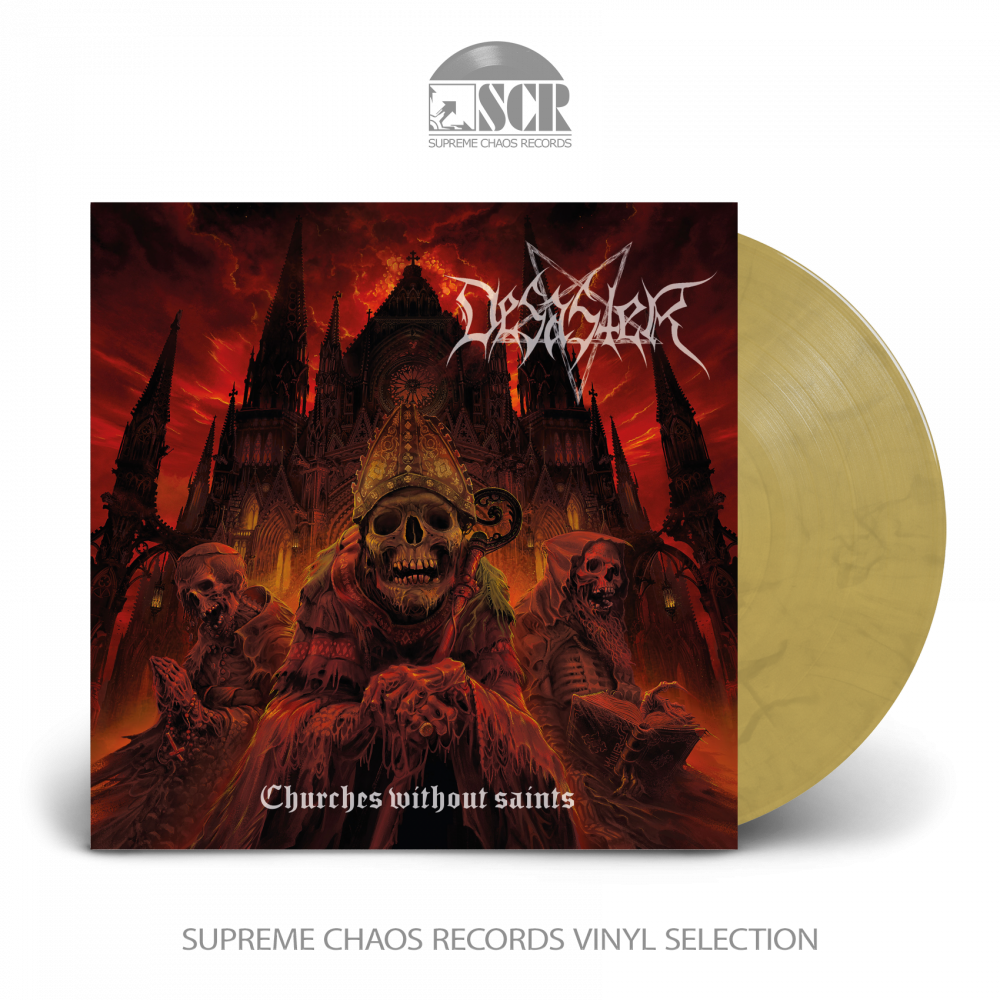 DESASTER - Churches Without Saints [DARK GOLDENROD LP]