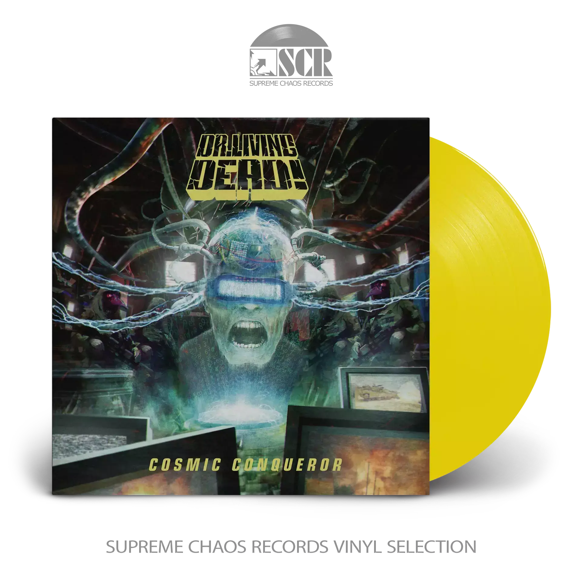 DR. LIVING DEAD! - Cosmic Conqueror · YELLOW LP DR. LIVING DEAD! - Cosmic Conqueror · YELLOW LP (Thrash Metal Vinyl)