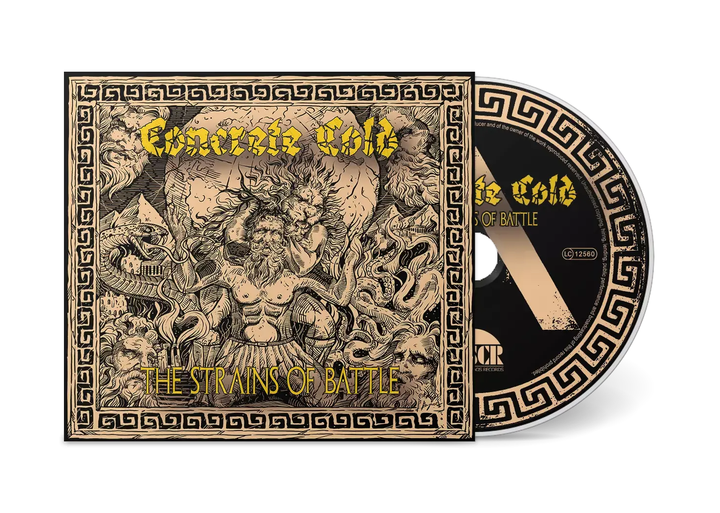 CONCRETE COLD - The Strains Of Battle · DIGIPAK
