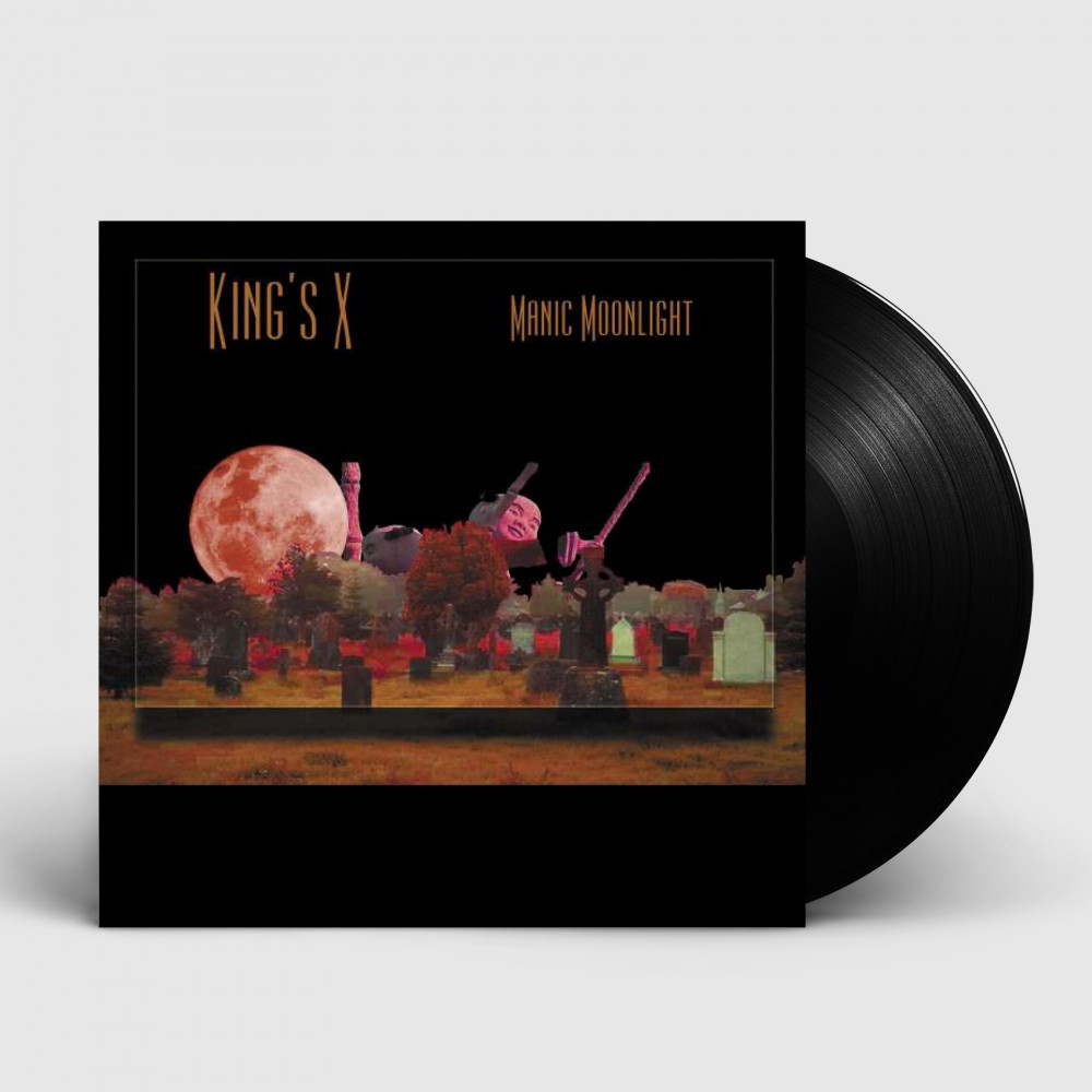 KING'S X - Manic Moonlight · BLACK LP (Hard Rock Vinyl)