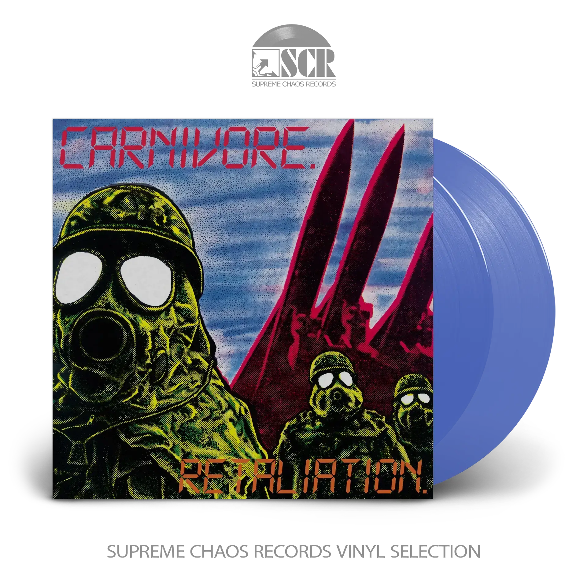 CARNIVORE - Retaliation · TRANSPARENT BLUE 2LP CARNIVORE - Retaliation · TRANSPARENT BLUE 2LP (Thrash Metal/Hardcore Vinyl)