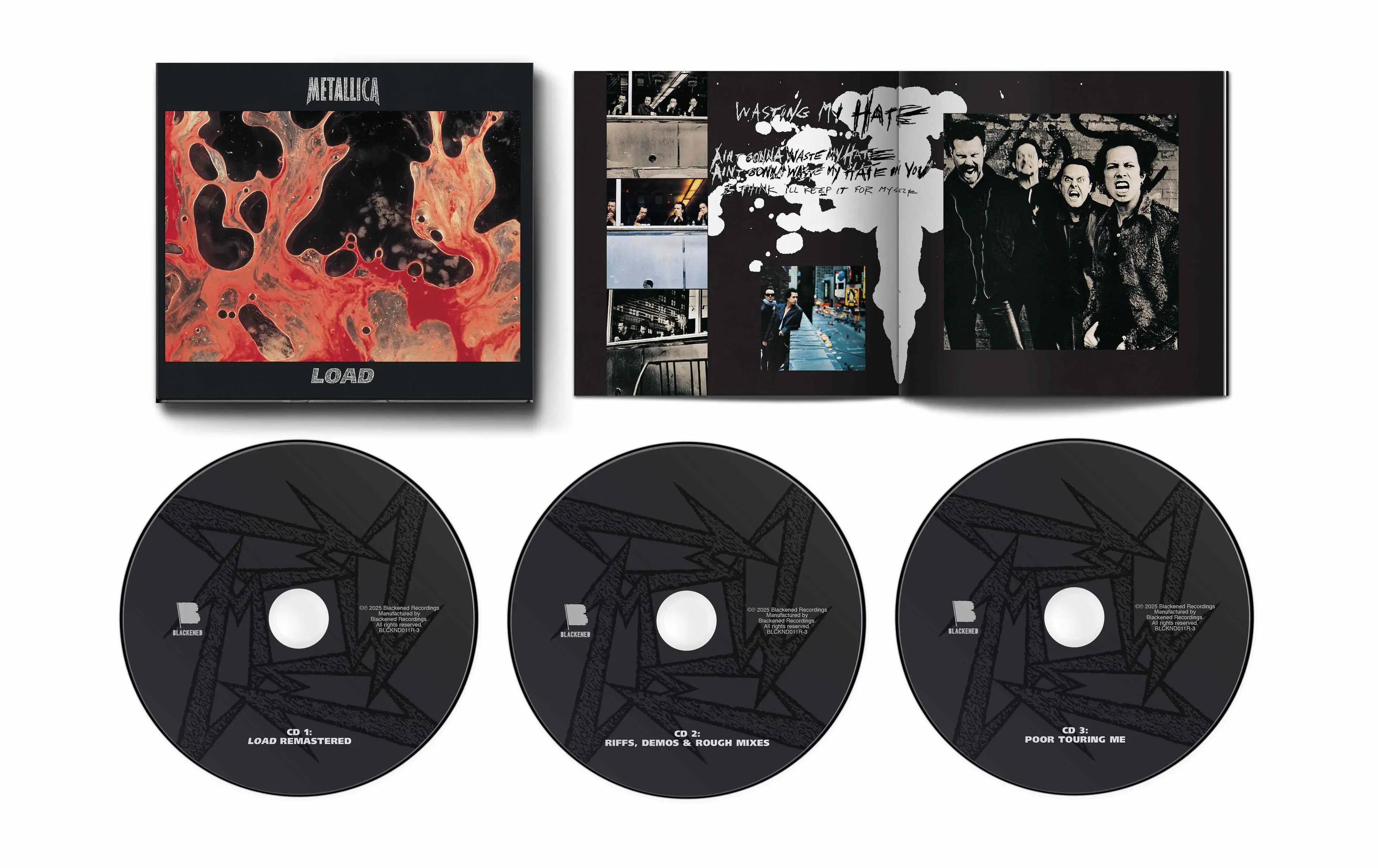METALLICA - Load (Remastered) · DIGIPAK 3CD