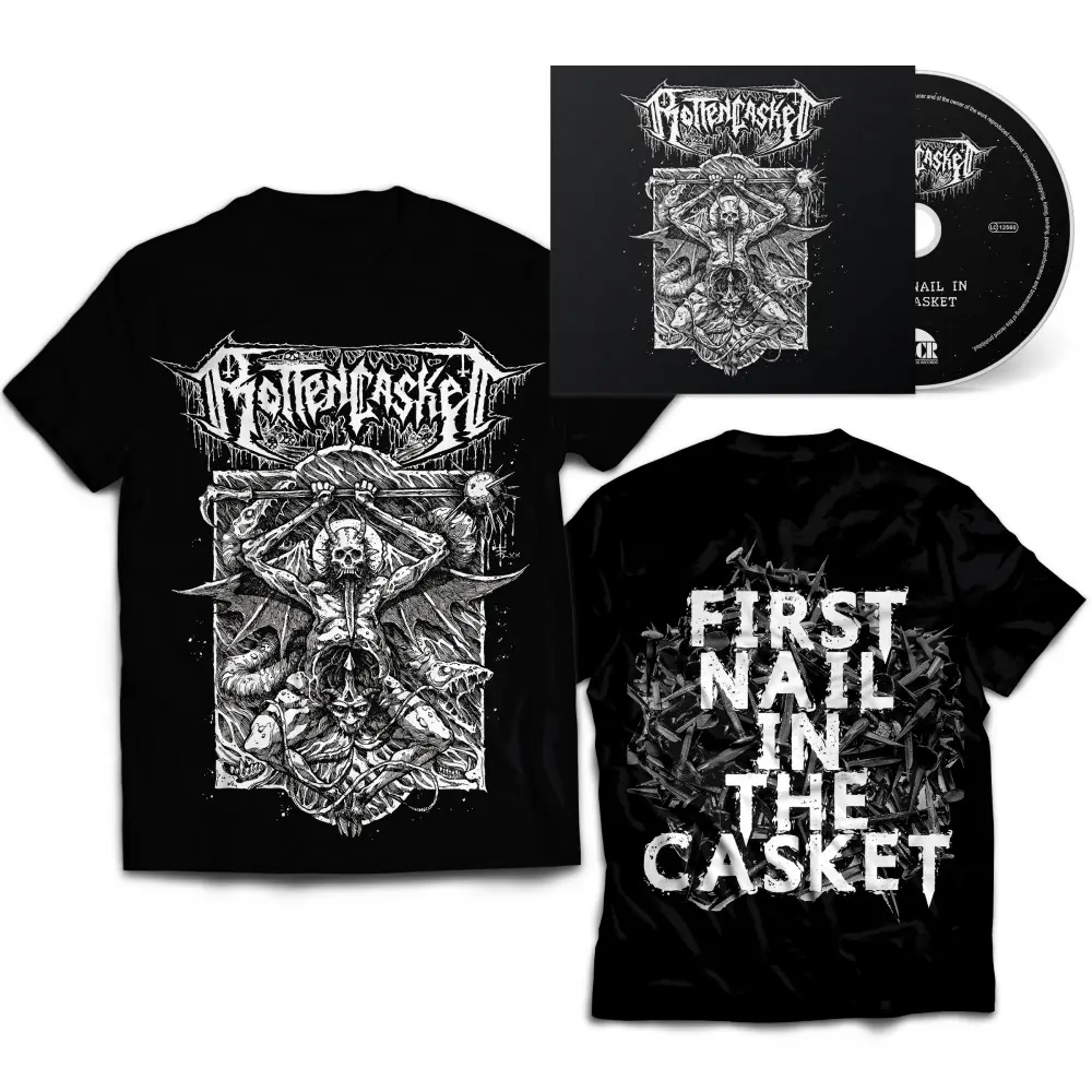 ROTTEN CASKET · First Nail in the Casket | DIGI+T-SHIRT XL DIGIBUNDLE ROTTEN CASKET · First Nail in the Casket | DIGI+T-SHIRT XL DIGIBUNDLE (Death Metal CDs)