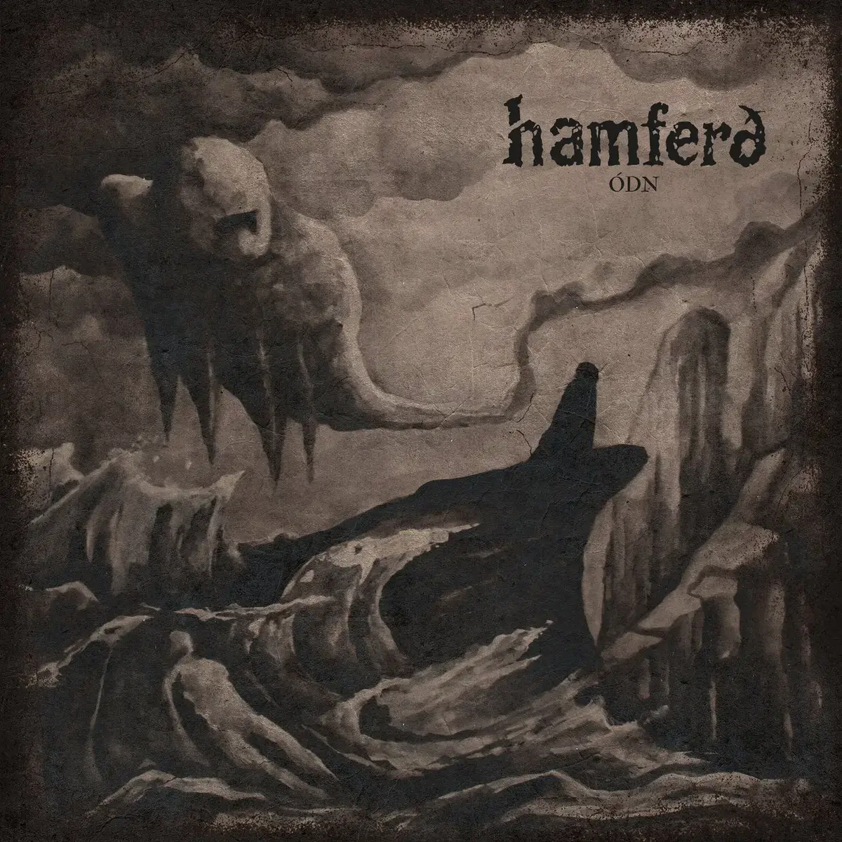 HAMFERD · Ódn | GREY/BROWN LP · Picture 1 HAMFERD · Ódn | GREY/BROWN LP (Doom Metal Vinyl) · Picture 1