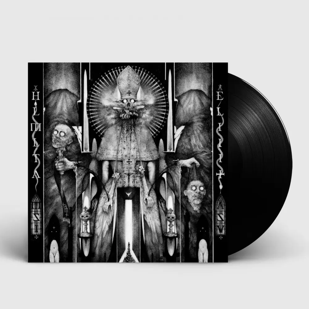 HELL MILITIA - Hollow Void · BLACK LP (Black Metal Vinyl)
