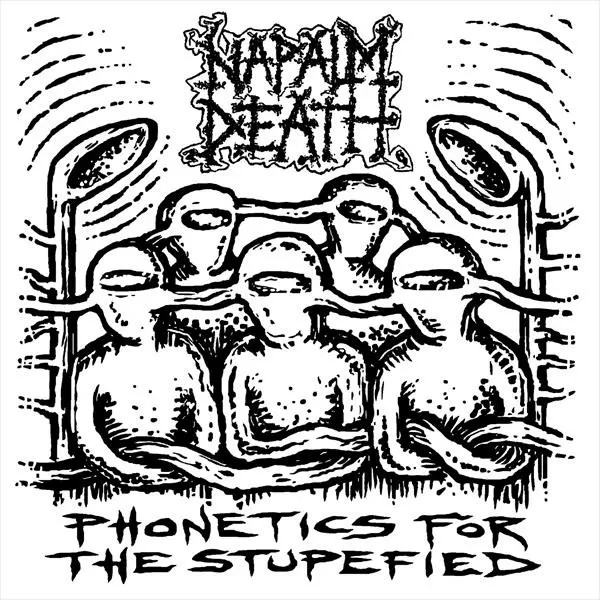 VOÏVOD / NAPALM DEATH - Forever Mountain / Phonetics For The Stupefied [BLACK 7" EP] 1
