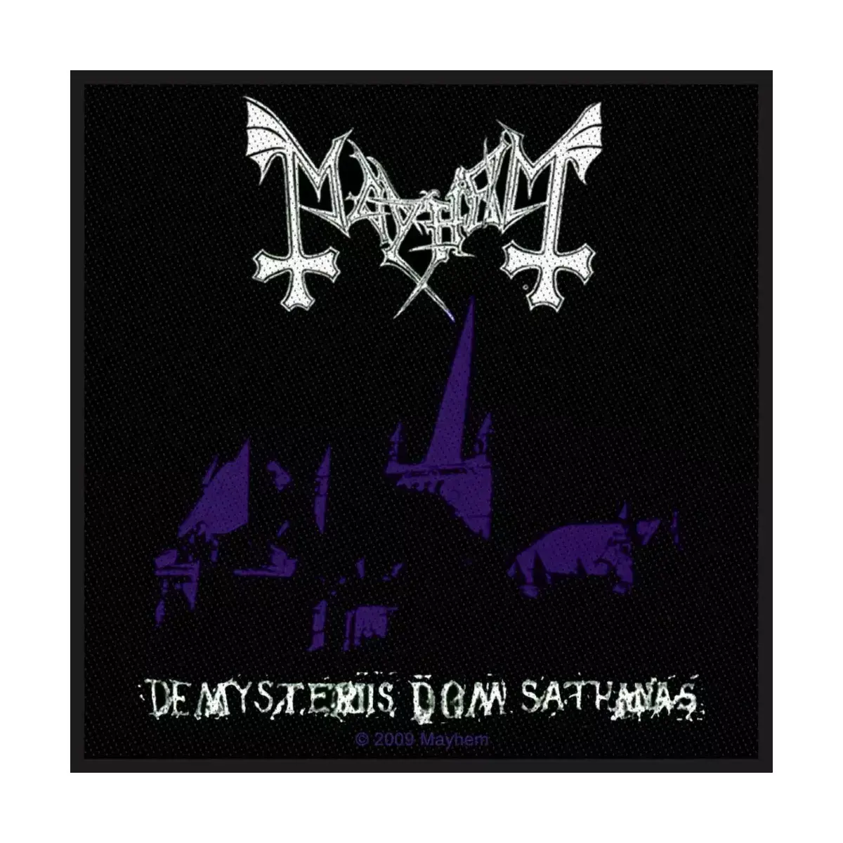 MAYHEM · De Mysteriis Dom Sathanas | PATCH MAYHEM · De Mysteriis Dom Sathanas | PATCH (Black Metal Others)