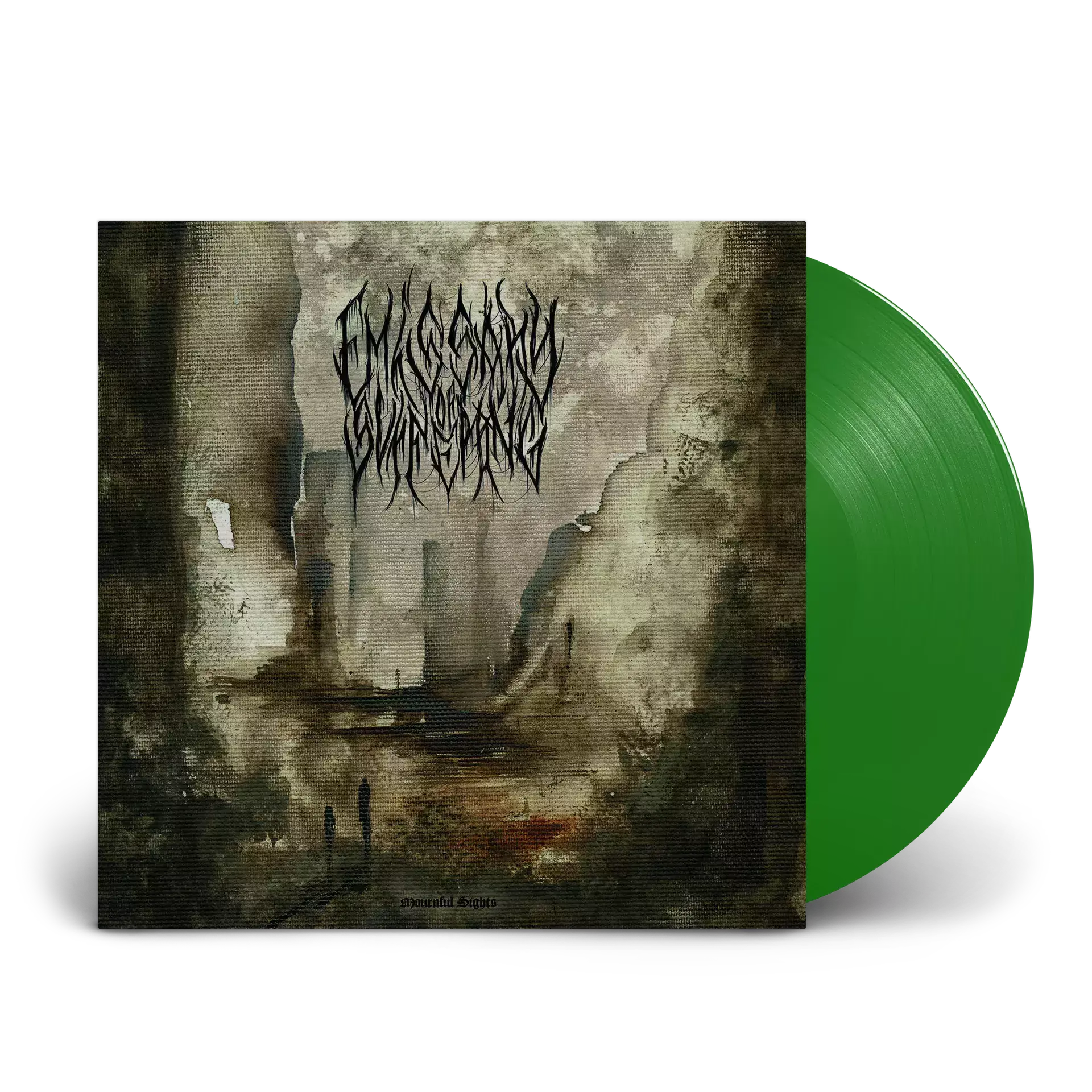 EMISSARY OF SUFFERING - Mournful Sights · GREEN LP EMISSARY OF SUFFERING - Mournful Sights · GREEN LP (Death Metal Vinyl)