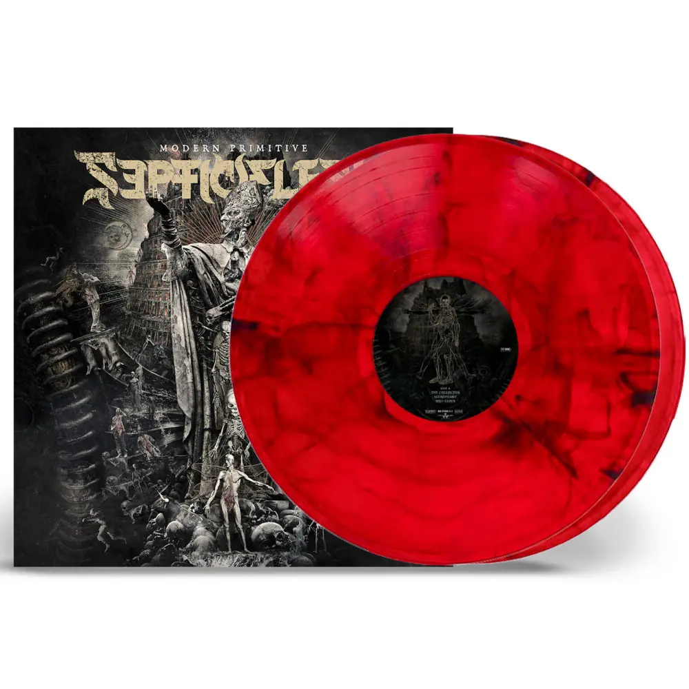 SEPTICFLESH · Modern Primitive | RED BLACK MARBLED DLP (Death Metal Vinyl)