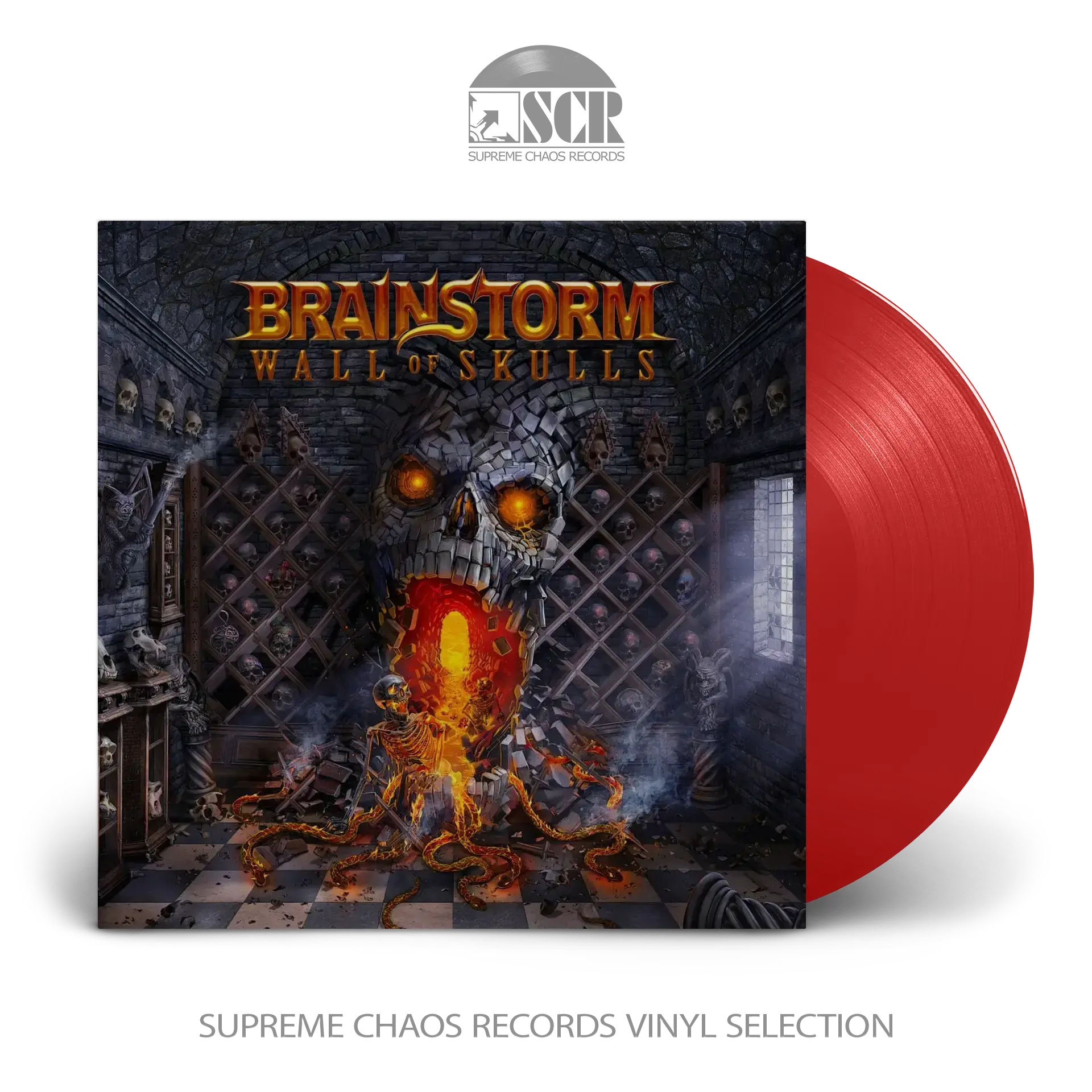 BRAINSTORM - Wall Of Skulls · RED LP BRAINSTORM - Wall Of Skulls · RED LP (Heavy Metal Vinyl)
