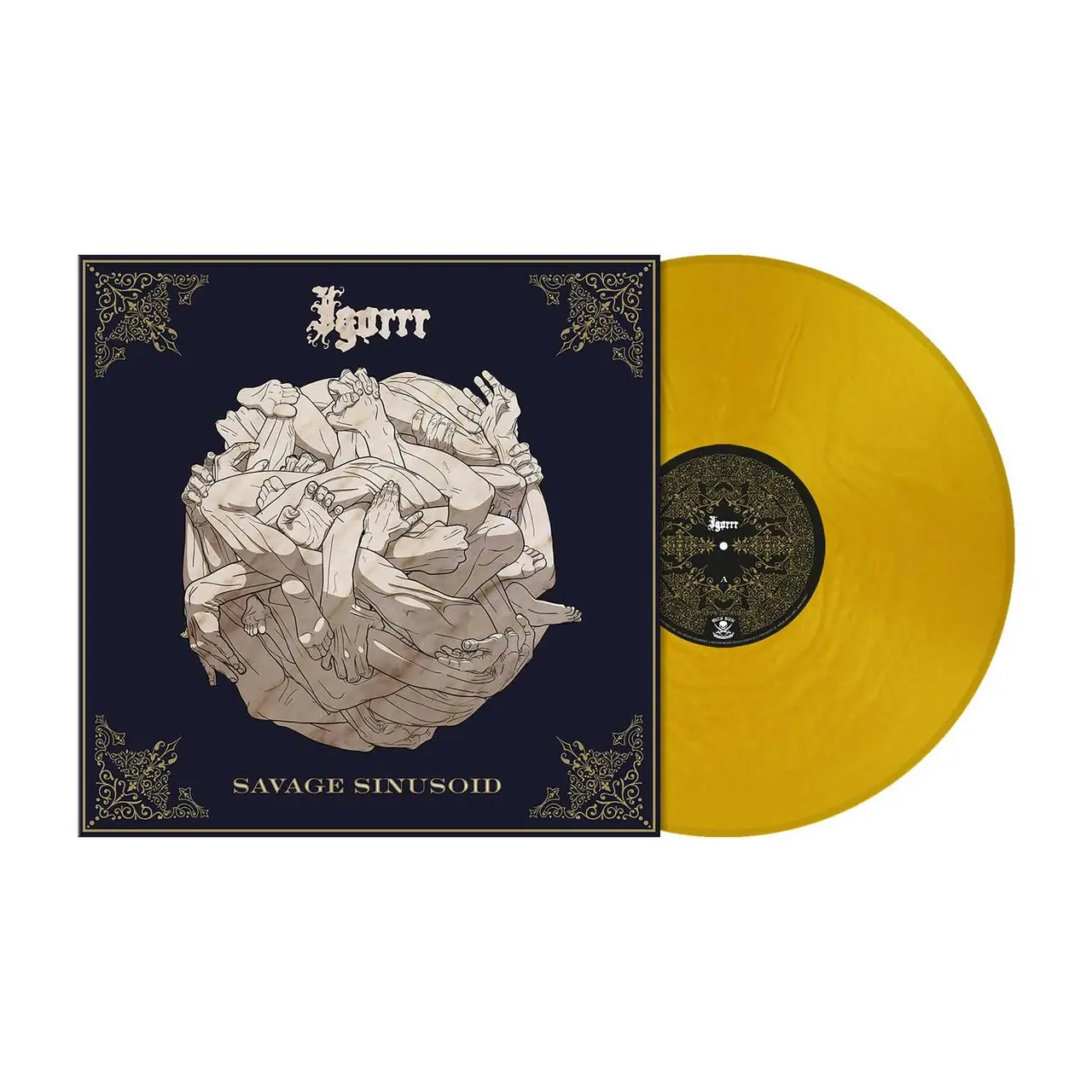 IGORRR · Savage Sinusoid | TRANSPARENT GOLD METALLIC LP (Experimental Metal Vinyl)
