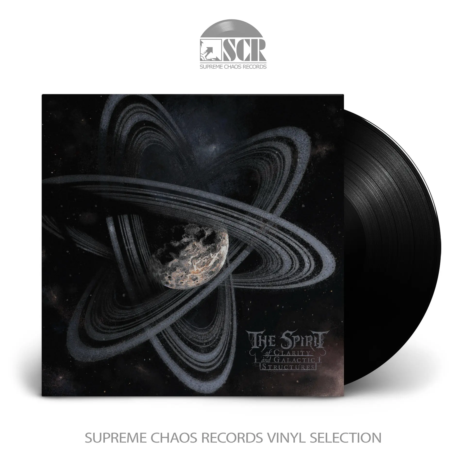 THE SPIRIT · Of Clarity And Galactic Structures | BLACK LP THE SPIRIT · Of Clarity And Galactic Structures | BLACK LP (Black Metal Vinyl)