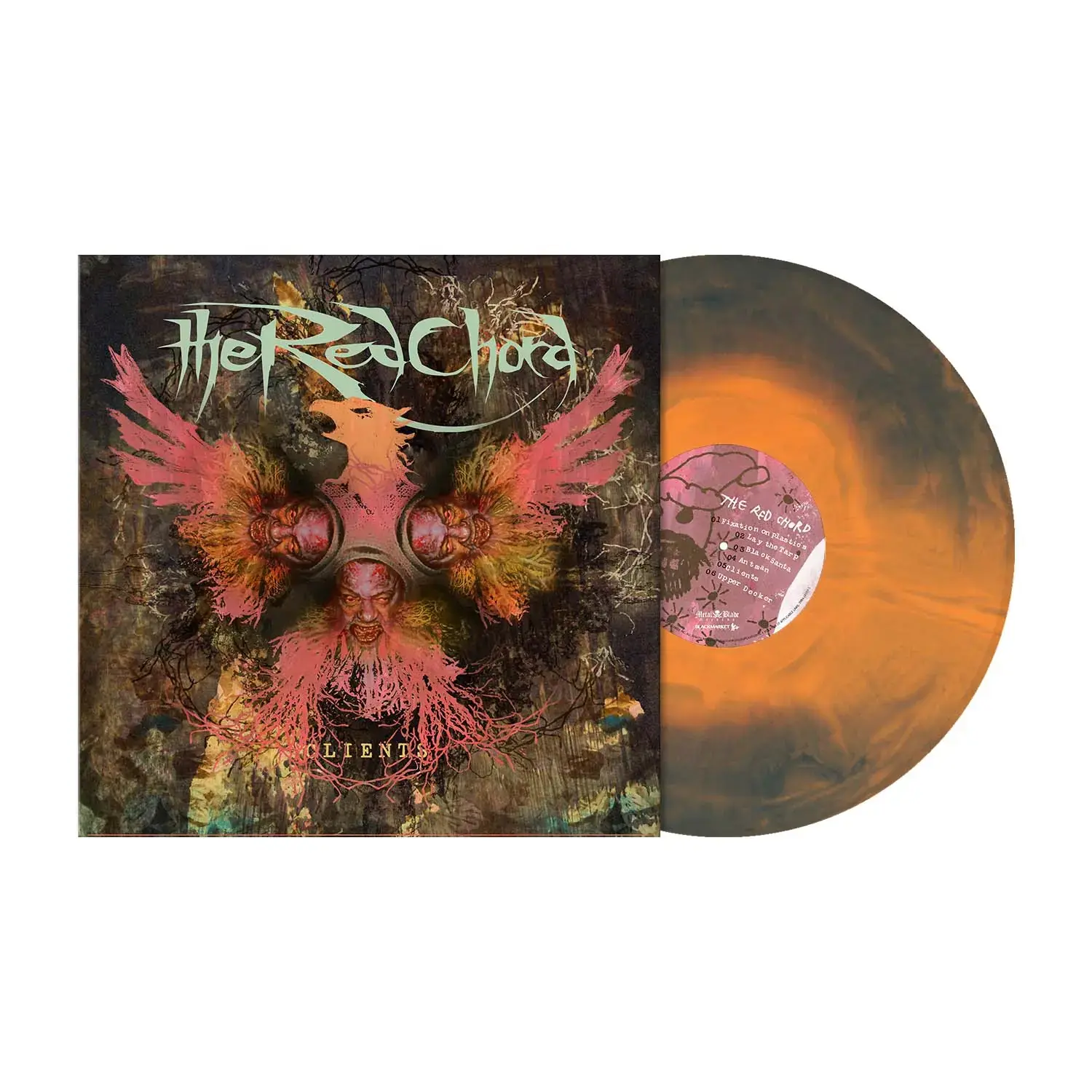 THE RED CHORD - Clients · ORANGE GREY BROWN HAZE LP (Metalcore Vinyl)