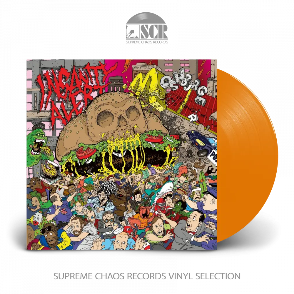 INSANITY ALERT · Moshburger | ORANGE LP INSANITY ALERT · Moshburger | ORANGE LP (Thrash Metal Vinyl)
