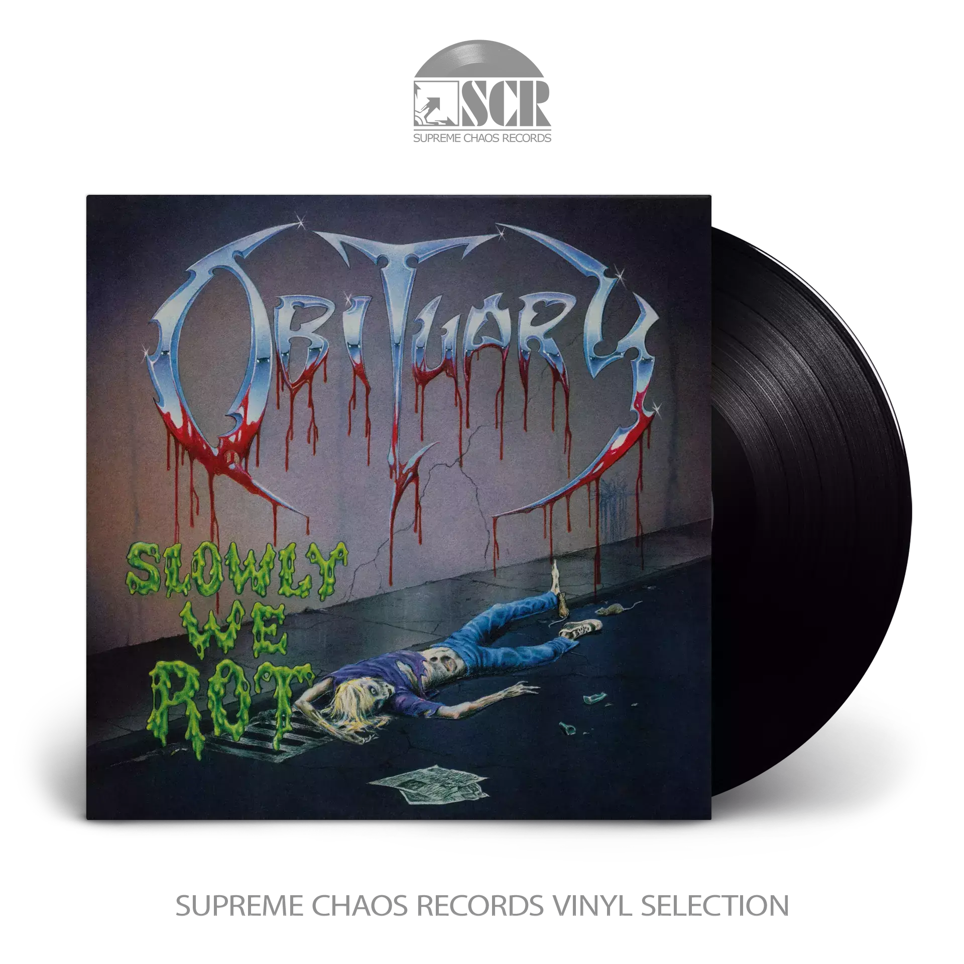 OBITUARY · Slowly We Rot | BLACK LP OBITUARY · Slowly We Rot | BLACK LP (Death Metal Vinyl)