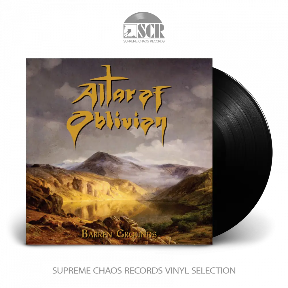 ALTAR OF OBLIVION - Barren Grounds · BLACK LP ALTAR OF OBLIVION - Barren Grounds · BLACK LP (Doom Metal Vinyl)