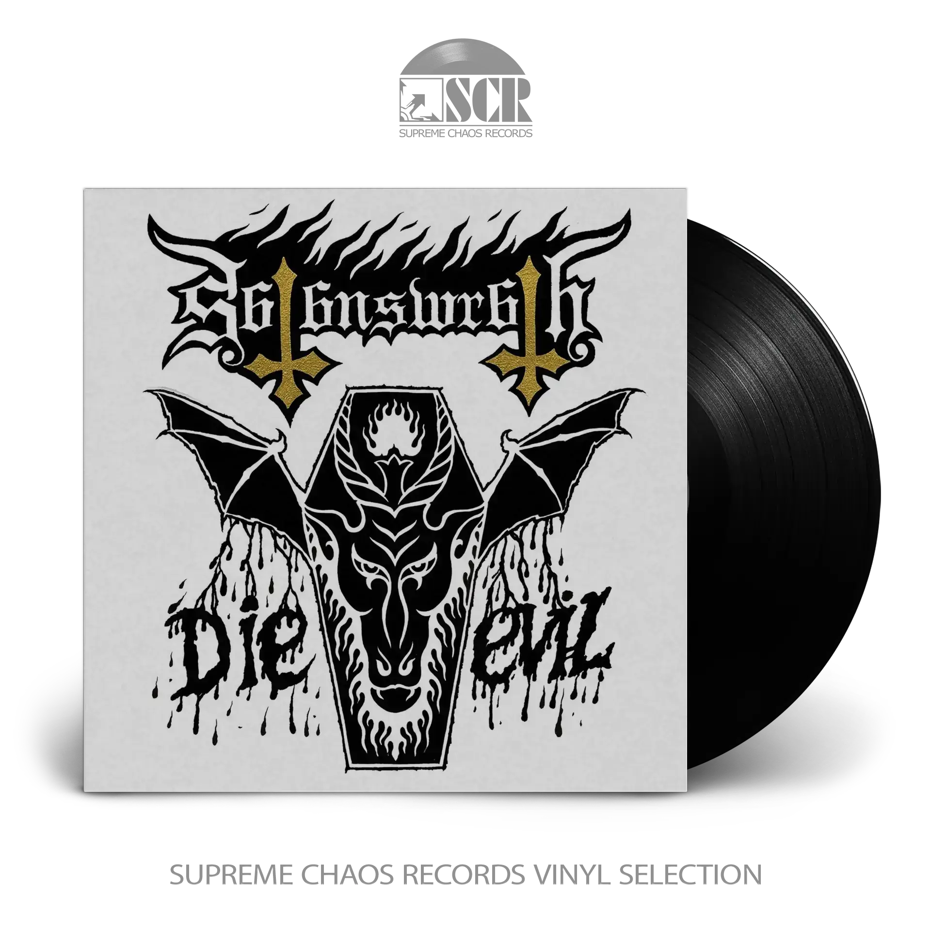 SATAN'S WRATH · Die Evil | BLACK LP (Black Metal Vinyl)