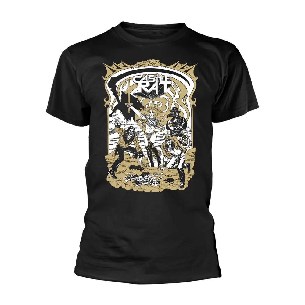 CASTLE RAT · Dragon Portal | T-SHIRT (Doom Metal/Heavy Metal/Epic Metal Clothes)