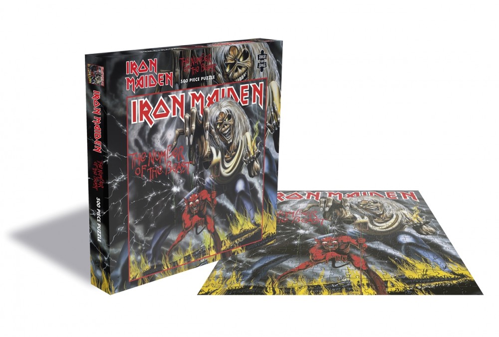 IRON MAIDEN · Number Of The Beast | 500 PIECES PUZZLE IRON MAIDEN · Number Of The Beast | 500 PIECES PUZZLE (Heavy Metal Others)
