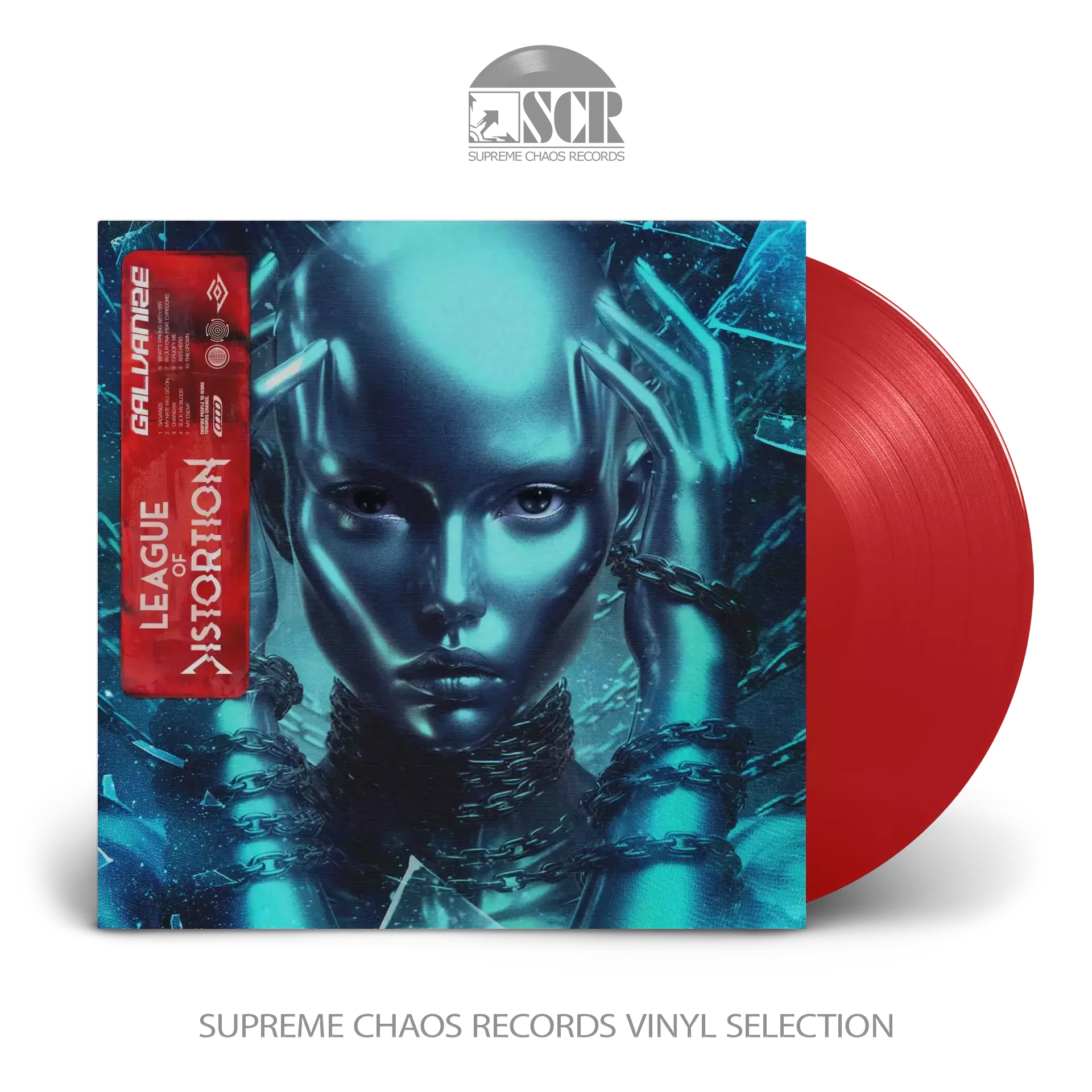 LEAGUE OF DISTORTION · Galvanize | RED LP (Modern Metal Vinyl)