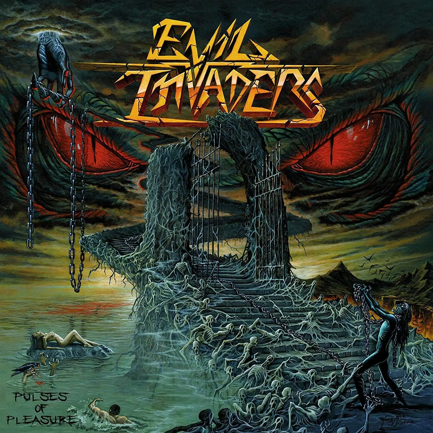 EVIL INVADERS - Pulses Of Pleasure · CD EVIL INVADERS - Pulses Of Pleasure · CD (Thrash Metal CDs)
