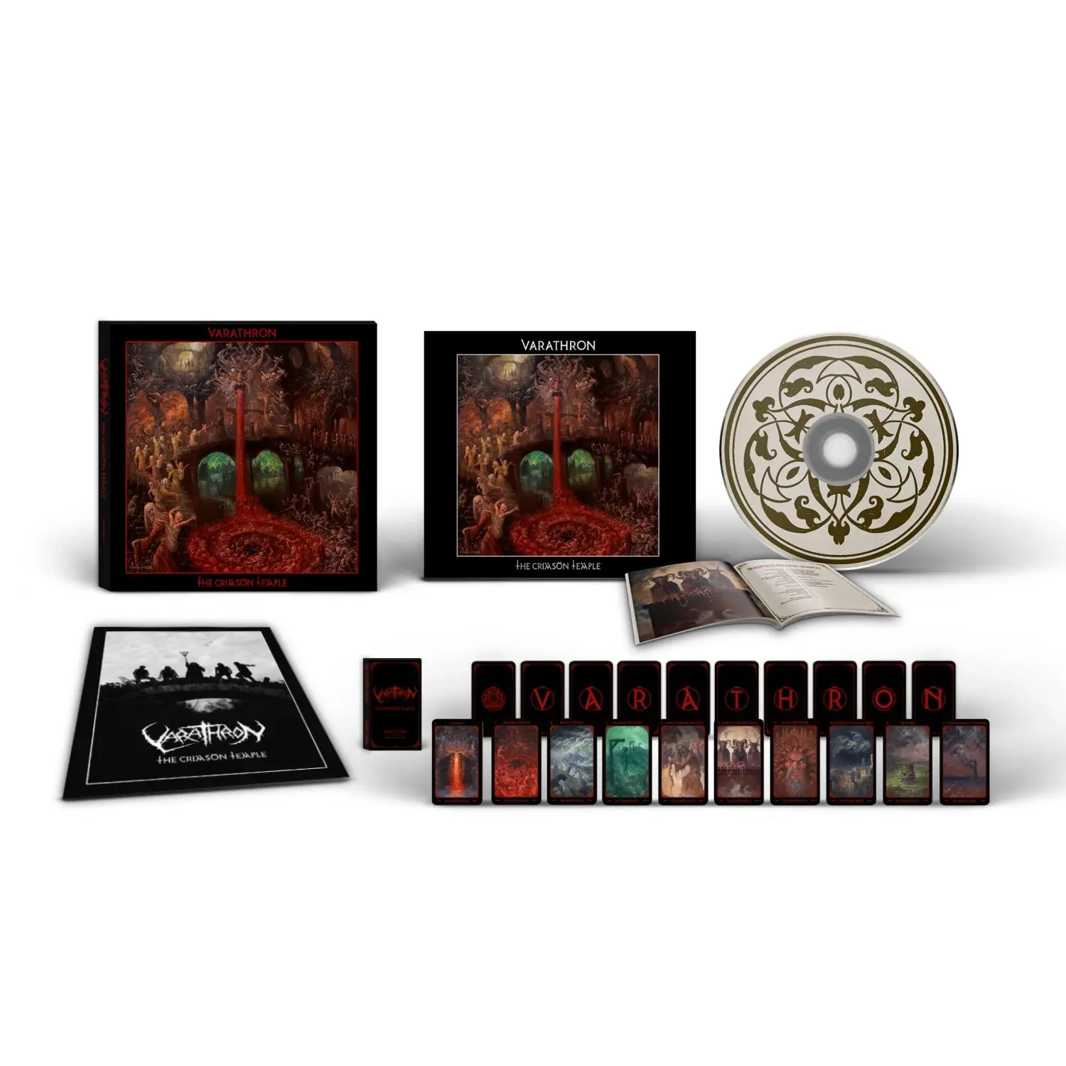 VARATHRON · The Crimson Temple | CDBOX VARATHRON · The Crimson Temple | CDBOX (Black Metal CDs)