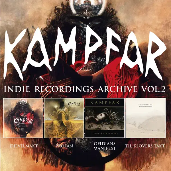 KAMPFAR - Indie Recordings Archive Vol 2 · 4CD BOXSET (Black Metal CDs)