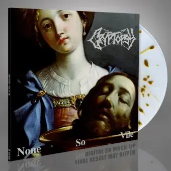 CRYPTOPSY - None So Vile · WHITE/GOLD SPLATTER LP (Progressive Metal/Technical Death Metal/Grindcore Vinyl)