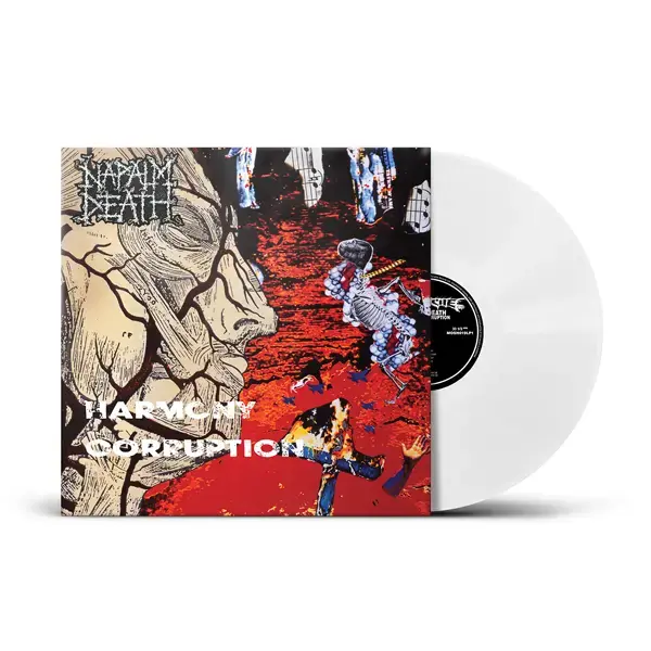 NAPALM DEATH - Harmony Corruption · WHITE LP (Death Metal/Grindcore Vinyl)