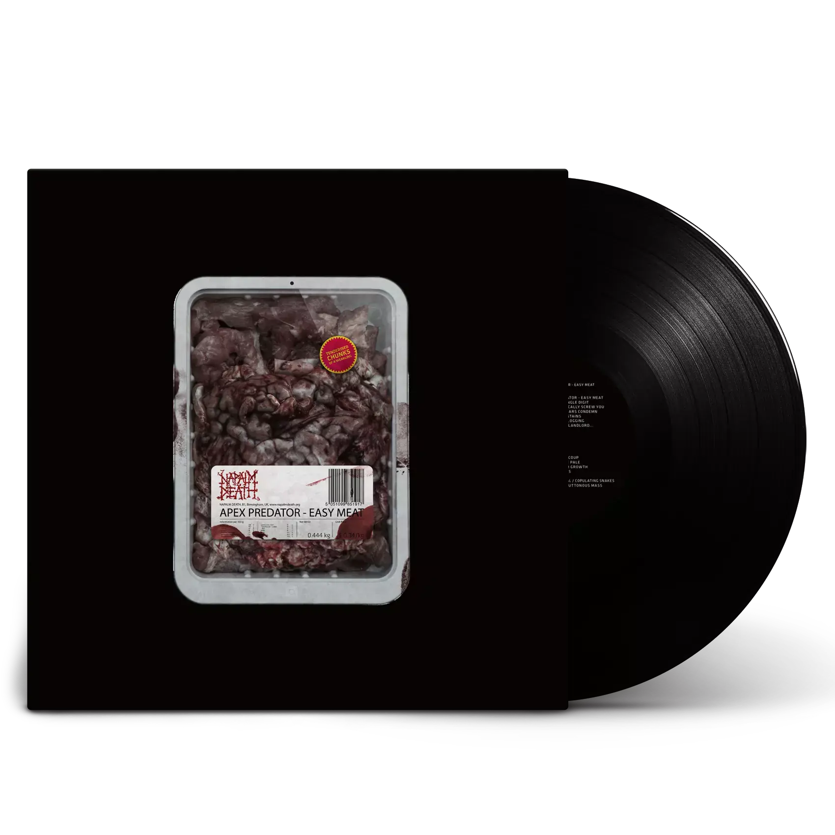 NAPALM DEATH · Apex Predator - Easy Meat | BLACK LP NAPALM DEATH · Apex Predator - Easy Meat | BLACK LP (Grindcore Vinyl)