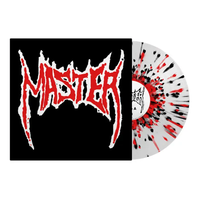 MASTER · Master | CLEAR RED BLACK SPLATTER LP MASTER · Master | CLEAR RED BLACK SPLATTER LP (Death Metal Vinyl)