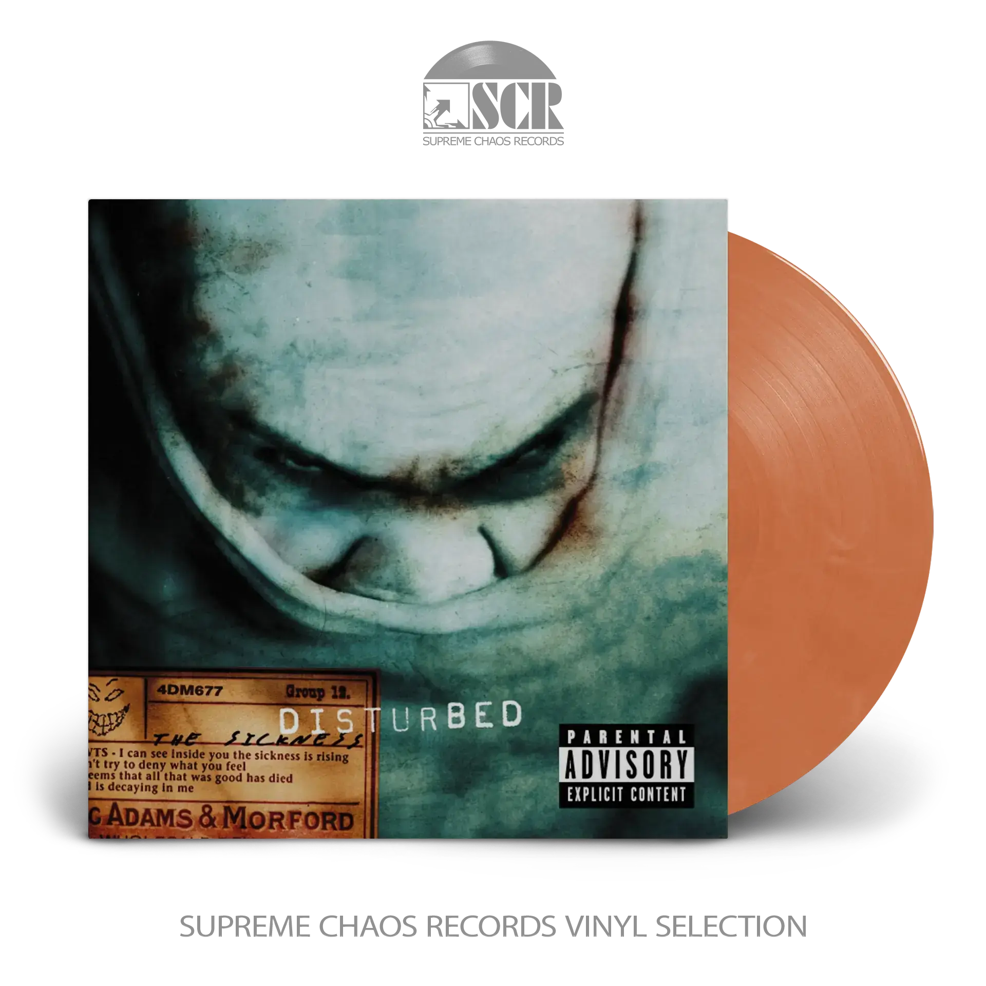 DISTURBED · The Sickness (25th Anniversary Edition) | ORANGE LP DISTURBED · The Sickness (25th Anniversary Edition) | ORANGE LP (Hardrock/Heavy Metal/New Metal Vinyl)