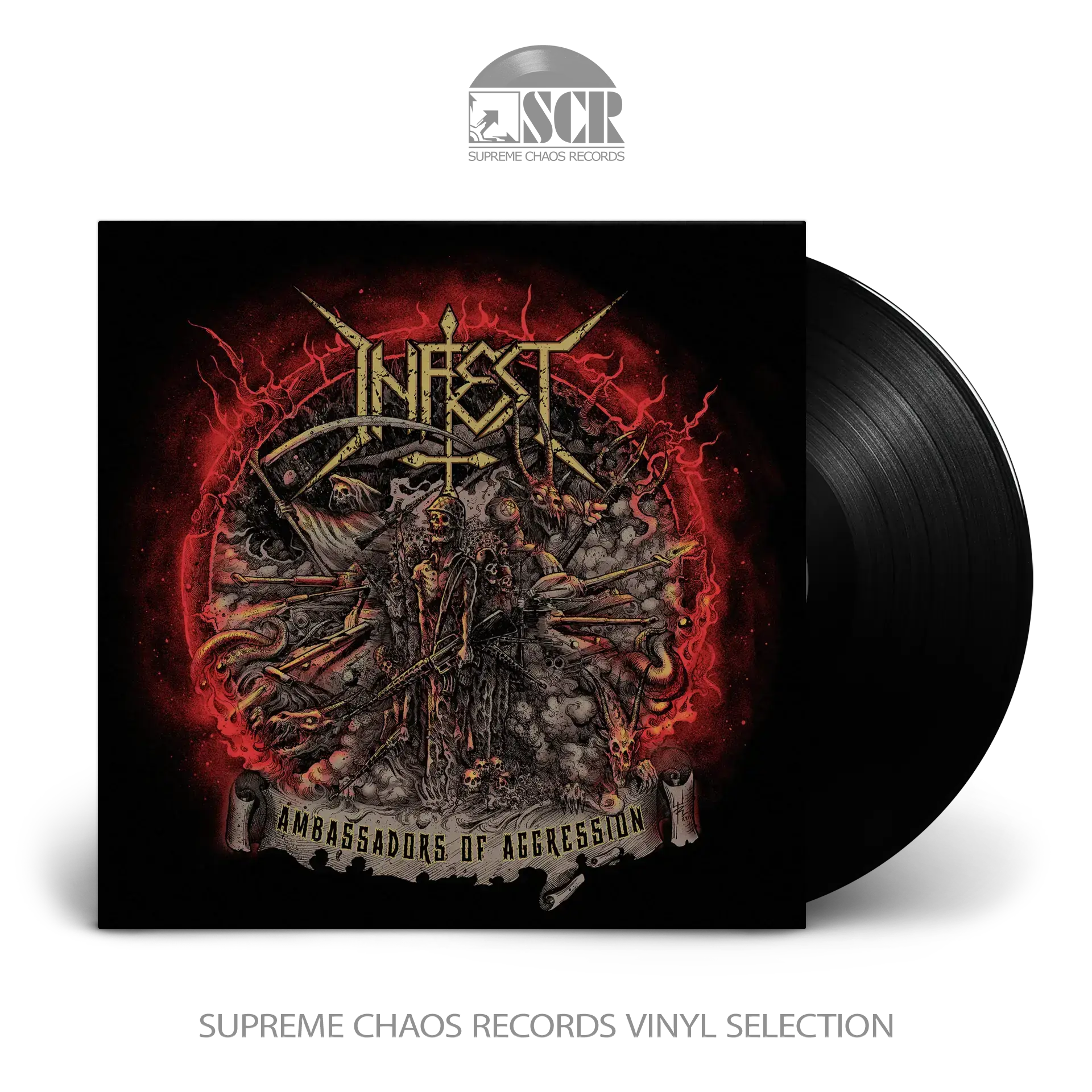 INFEST - Ambassadors Of Aggression · BLACK LP INFEST - Ambassadors Of Aggression · BLACK LP (Death Metal/Thrash Metal Vinyl)