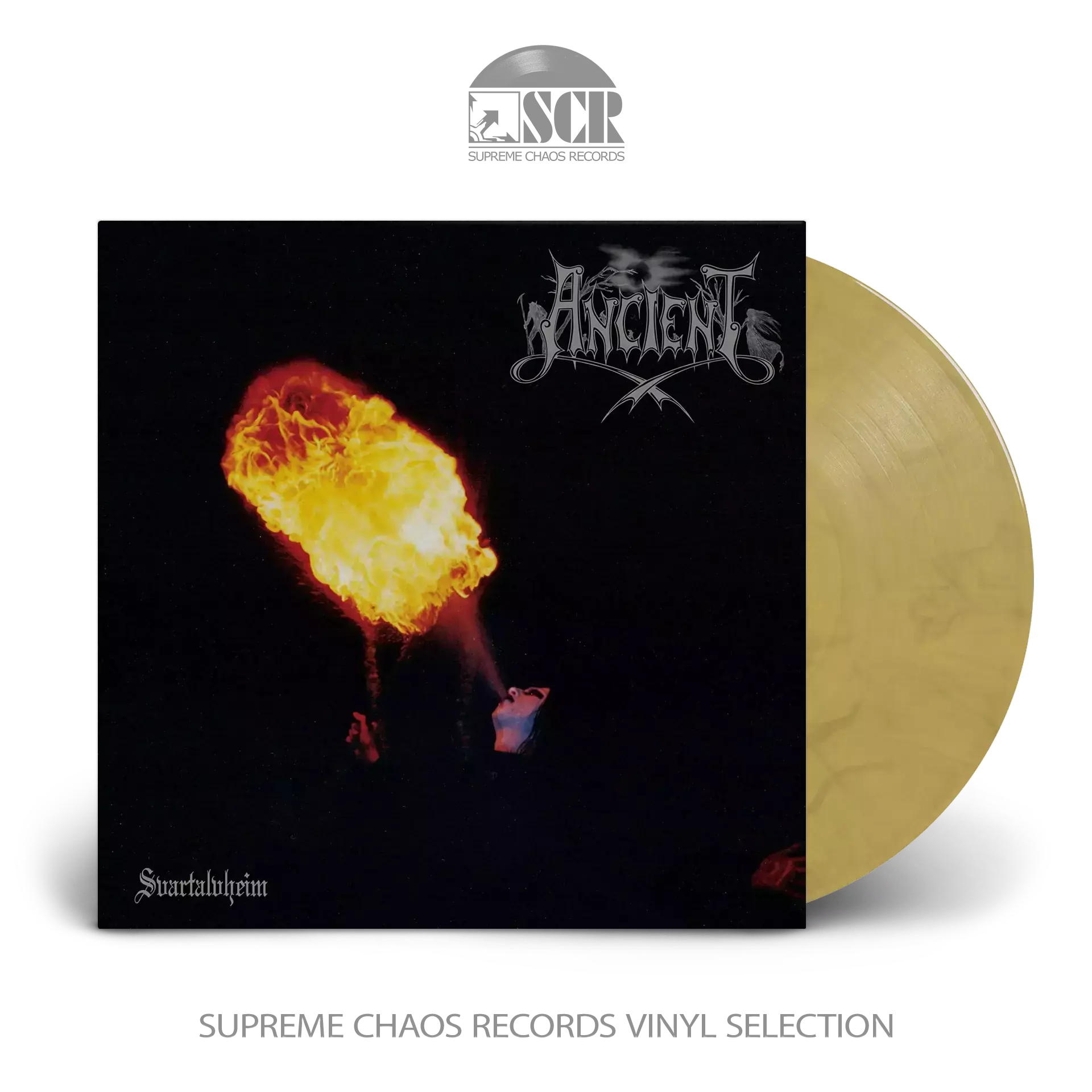 ANCIENT - Svartalvheim · GOLD/BLACK MARBLEDL LP ANCIENT - Svartalvheim · GOLD/BLACK MARBLEDL LP (Black Metal Vinyl)