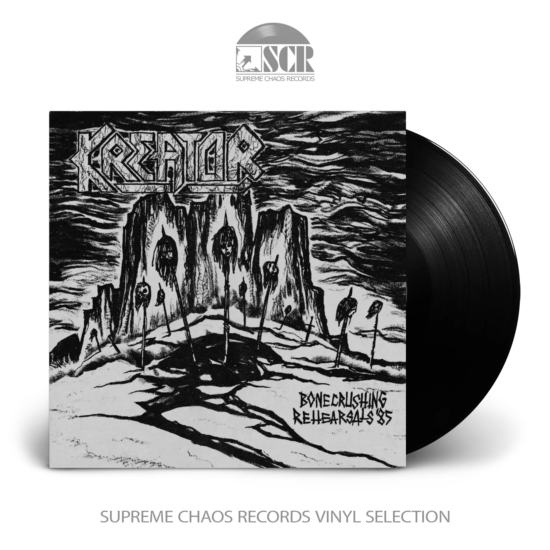 KREATOR - Bonecrushing Rehearsals '85 · BLACK LP