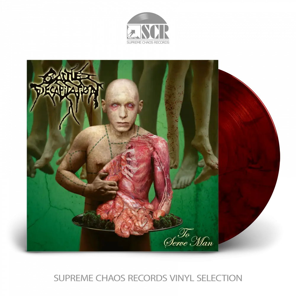 CATTLE DECAPITATION - To Serve Man · RED MARBLED LP CATTLE DECAPITATION - To Serve Man · RED MARBLED LP (Death Metal Vinyl)