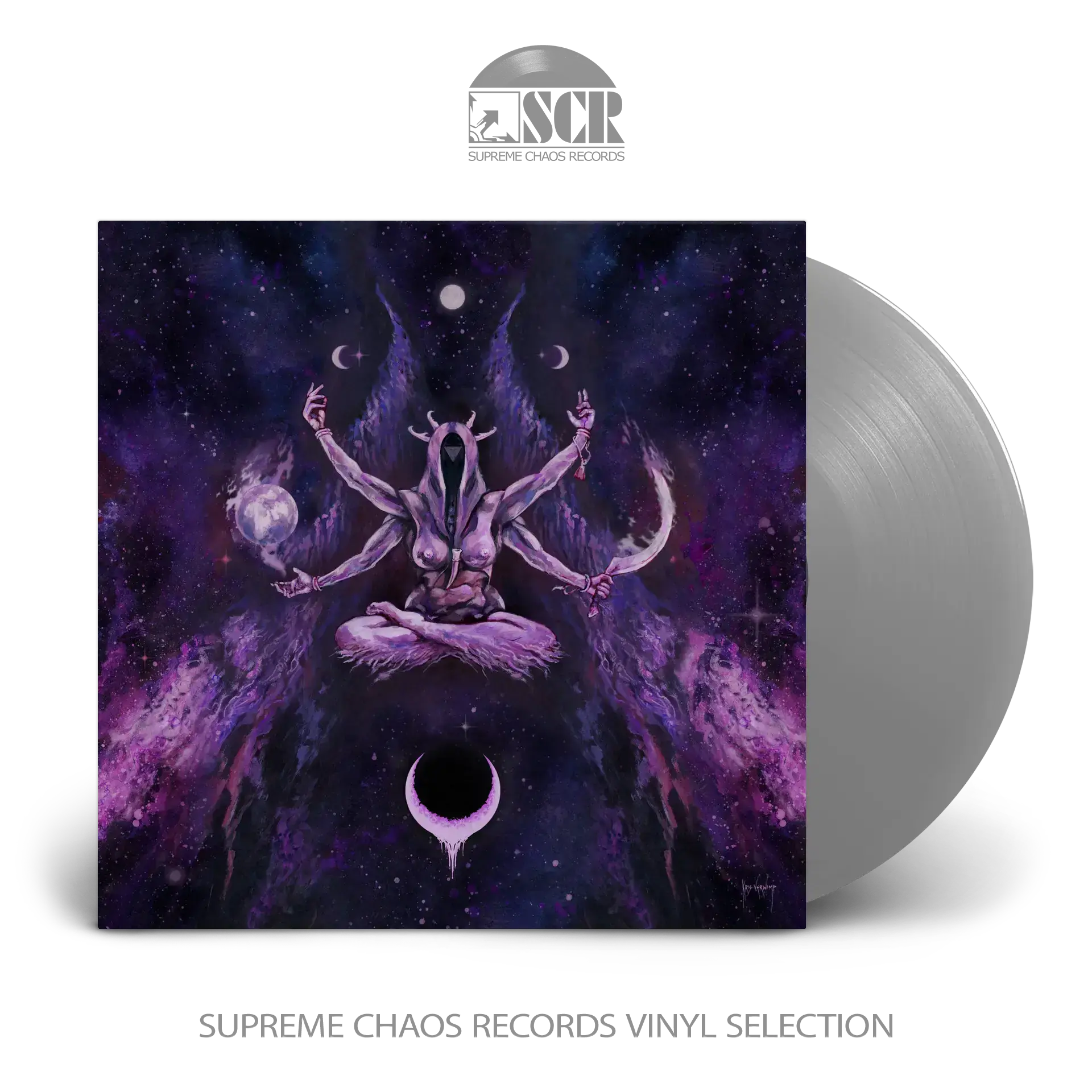 UADA · Crepuscule Natura | SILVER LP (Black Metal Vinyl)