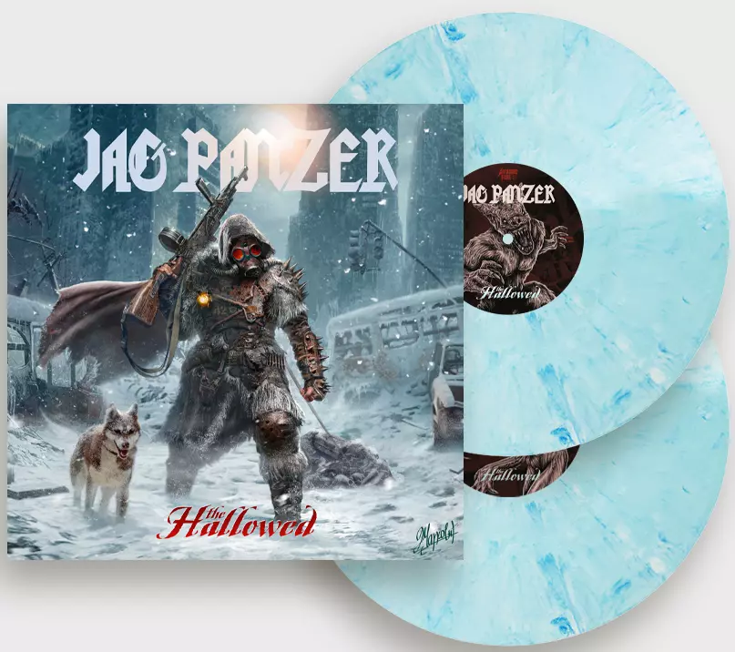 JAG PANZER - The Hallowed [WHITE/BLUE MARBLED LP]