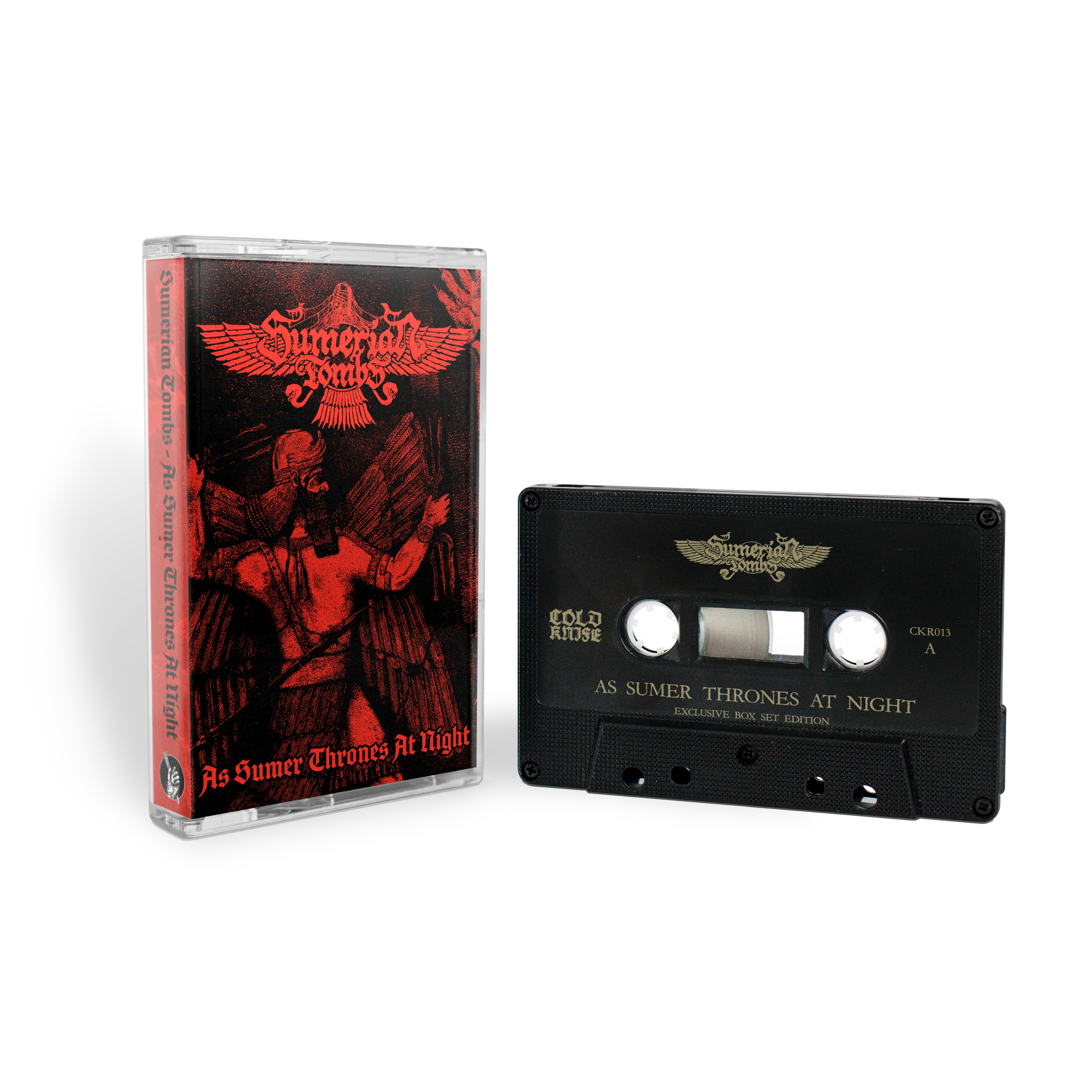 SUMERIAN TOMBS - Age of Eternal Night/As Sumer Thrones At Night · WOODEN TAPE BOX 3