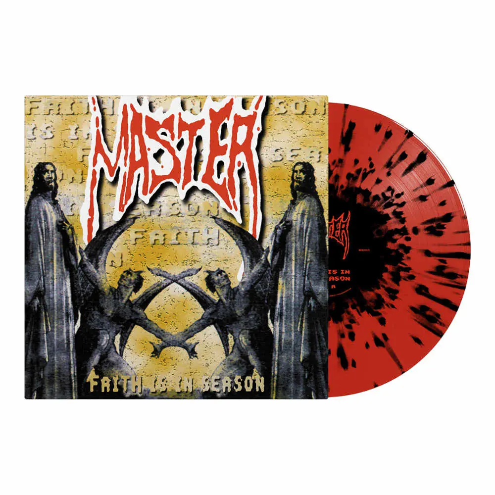 MASTER - Faith Is In Season · RED/BLACK SPLATTER LP